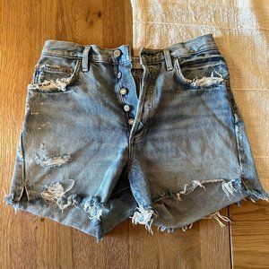 Agolde Dee Ultra High Rise Shorts, Ricochet, 28